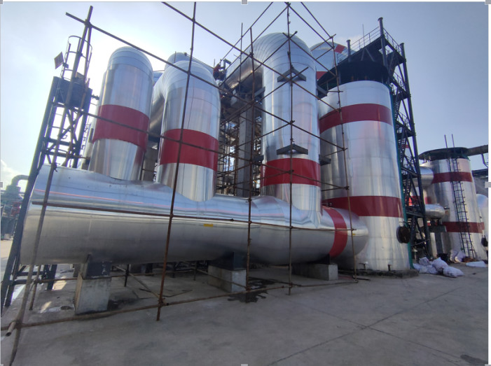 保溫施工:恒瑞實業有限公司在龍蟒佰利聯鈦業砂酸項目保溫施工