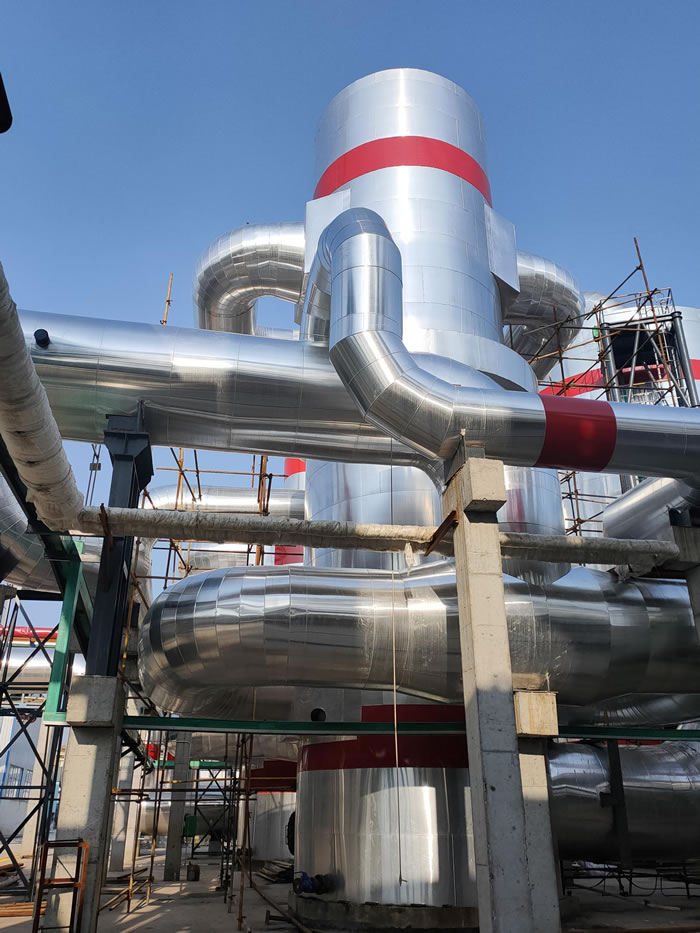 保溫施工:恒瑞實業有限公司在龍蟒佰利聯鈦業砂酸項目保溫施工